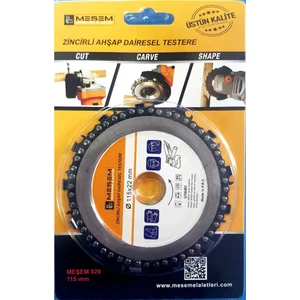 Zincirli Ahşap Testere 115MM Avuç Taşlama Için Uygundur