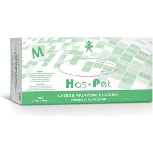 Beyaz Nitril Pudrasız Eldiven Medium 100'lü