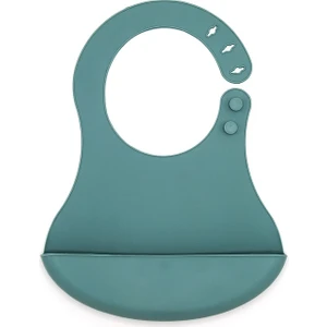 Babyjem Mini  Silikon Önlük Mint