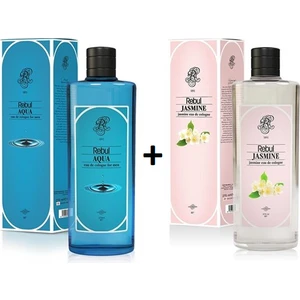 Kolonya Aqua 270 ml Cam Şişe & Rebul Kolonya Jasmıne 270 ml Cam Şişe