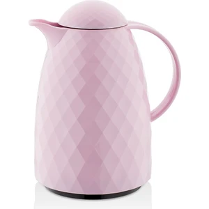 EW's Kitchenware 1 LT Isı Yalıtımlı Çay Ve Soğuk Su Termosu Soft Pembe (12 Saat Sıcak Tutar& İçi Camdır)