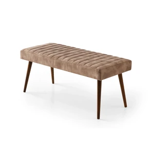 Sivas Gözde Mobilya Mutfak Bank Bench Oturma Markiz 110CM Kahve Kumaş