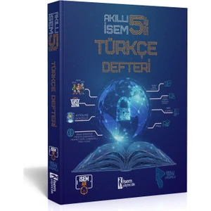 İSEM Yayıncılık 5. Sınıf Akıllı Türkçe Defteri