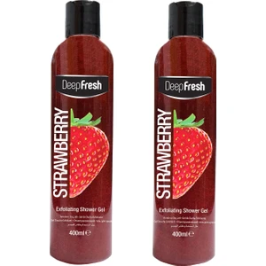 Deep Fresh Arındırıcı Duş Jeli Çilek 2 x 400 ml