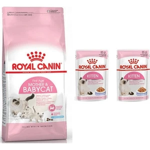 Royal Canin Mother And Babycat Yavru Kedi Maması 2 kg + 2'li Kitten Pouch Yaşmama