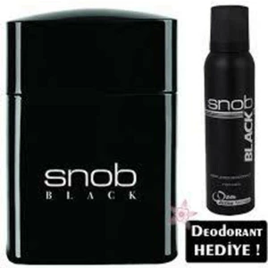 Snob Orıjınal Black Erkek Parfüm Seti 100ML Edt + 150ML Snop Deodorant