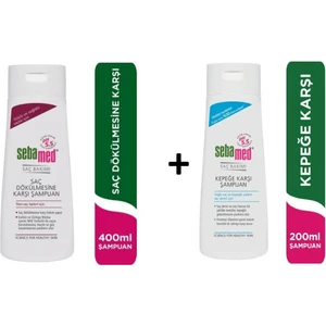 Dökülmeye Karşı 400ML + Kepeğe Karşı 200ML Şampuan Seti