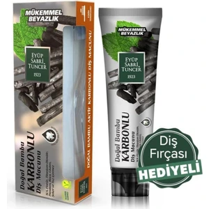 Eyüp Sabri Tuncer Doğal Aktif Bambu Karbonlu Diş Macunu 75  ml + Diş Fırçası