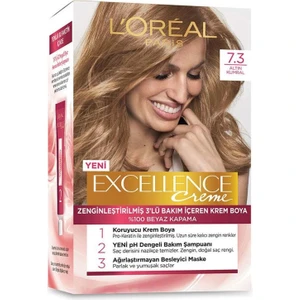 L'Oréal Paris Loreal Paris Excellence Creme Saç Boyası 7.3 Altın Kumral