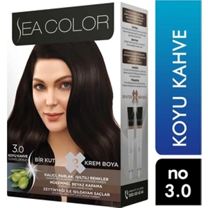 Sea Color Saç Boyası 3.0 Koyu Kahve