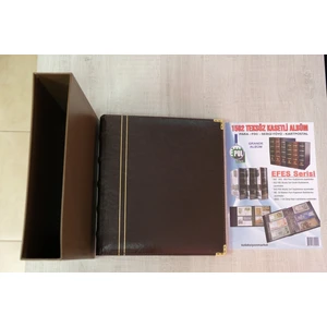 Koleksiyon Market Teksöz Kasetli Albüm -1502-Kağıt Para Madeni Para Fdc Kartpostal Için Kr