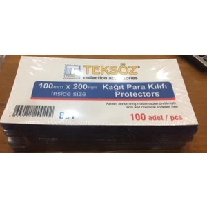 Koleksiyon Market Teksöz Kağıt Para Kılıfı 145 MMX210 mm   100 Adetlik Paket