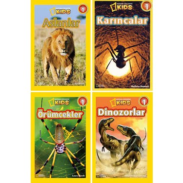 新品 National Geographic Kids 1 / ORT 6-9 National Geographic Kids Seviye 1 Seti (Yeni Okumaya Kitabı