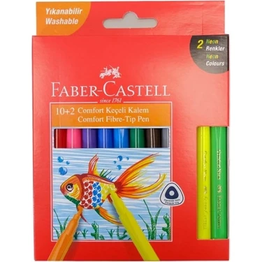 Faber-Castell - Pennarelli a doppia fibra (standard + neon, 2 custodie da  10) : : Cancelleria e prodotti per ufficio