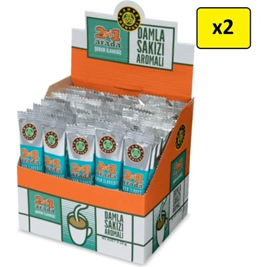 Kahve Dünyası 2'si 1 Arada Damla Sakızlı 12GR*40ADET 2'li