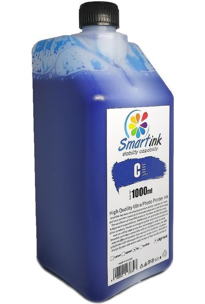 Smartink Epson Muadil 1000ML Mavi Mürekkep