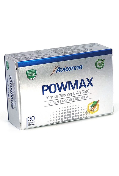Avicenna Powmax Aksuvit 750 Mg 30 Tablet