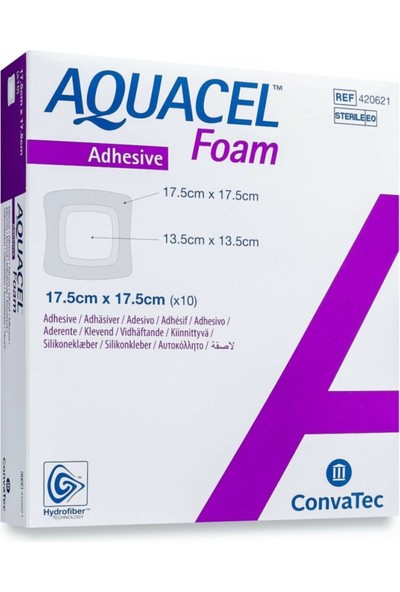 Convatec Aquacel Convatec Foam Kendinden Yapışkanlı 17.5X17.5CM 1 Adet
