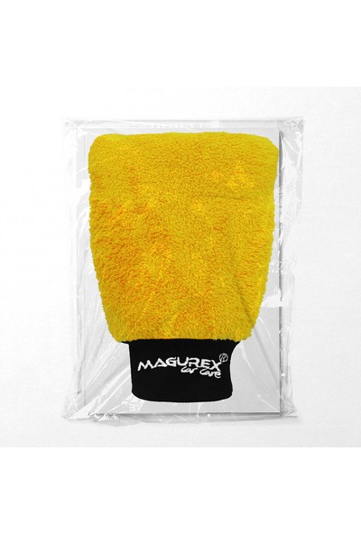 Magurex Premium Mikrofiber Araç Yıkama Wax Cila Eldiveni ve Cilalı Şampuan