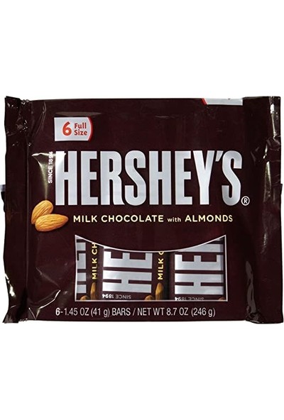 Hershey's Bütün Bademli Sütlü Çikolata 246 gr