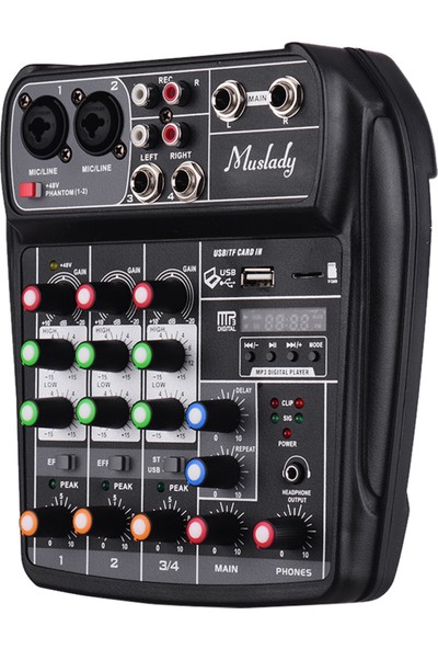 Muslady Aı-4 Kompakt Ses Kartı Karıştırma Konsolu Dijital (Yurt Dışından)