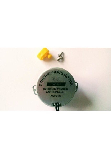Kulucka Makinesi Çevirme Motoru 220 V 4 W 2.5 Rpm