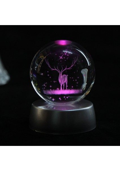 Cam Küre Işıklı Geyik Figürlü fiyatları