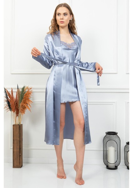 Giona Saten Ikili Gecelik Sabahlık Takımı 260 fiyatları