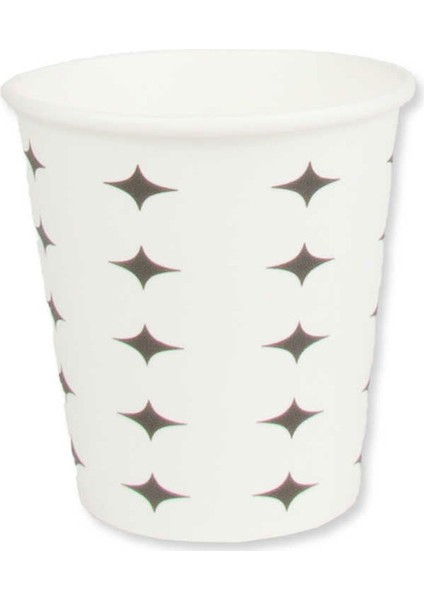 Karton Bardak Yıldız Desenli 4 gr 7 Oz - 50 Adet
