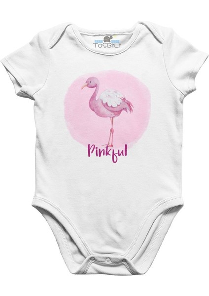 Pinkful Beyaz Bebek Body