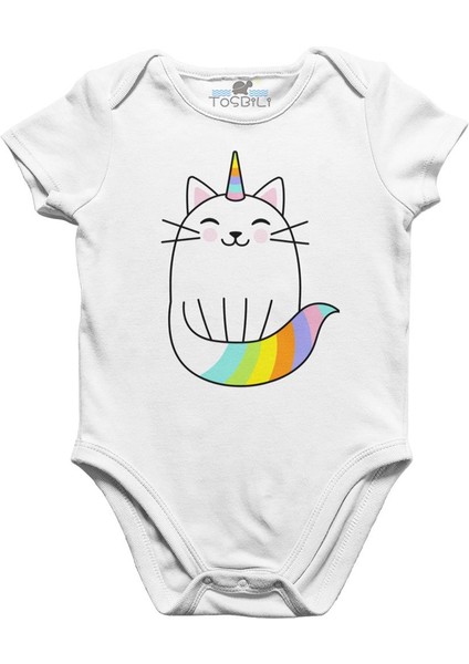 Mewnicorn Beyaz Bebek Body