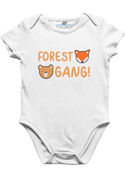 Forest Gang Beyaz Bebek Body