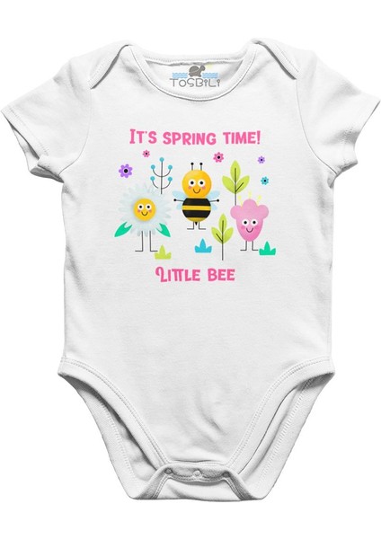 Spring Time Beyaz Bebek Body