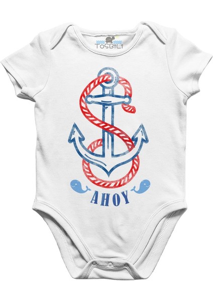 Ahoy Baby Beyaz Bebek Body