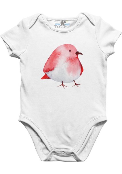 Pinky Birdie Beyaz Bebek Body