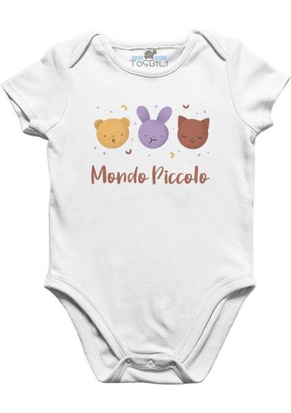 Mondo Piccolo Beyaz Bebek Body
