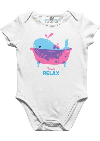 Time To Relax Beyaz Bebek Body