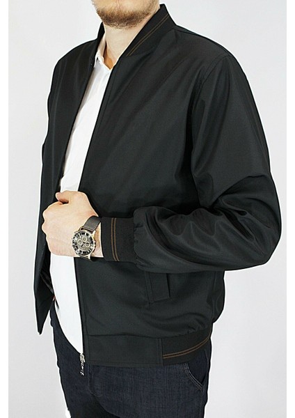 Erkek Klasik Yakasız Mevsimlik Bonded Mont fiyatları