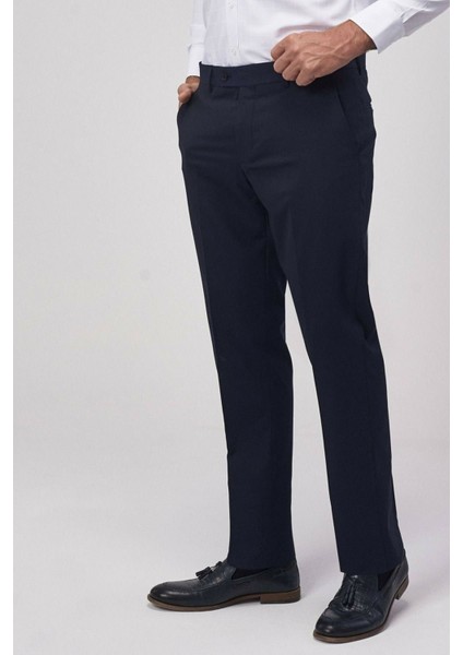 Erkek Klasik Kesim Lacivert Kumaş Pantolon fiyatları