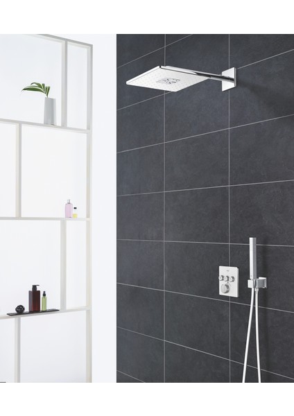 Rainshower Smartactive 310 Cube Tepe Duşu Seti 430 Mm, 2 Akışlı 26479LS0