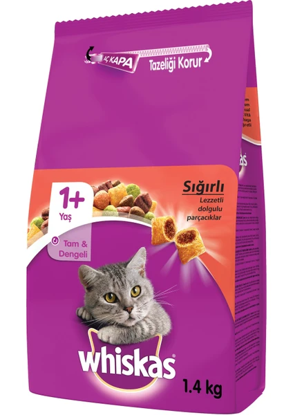 Biftekli Kuru Kedi Maması 1,4 kg