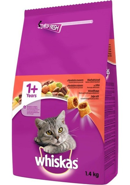 Biftekli Kuru Kedi Maması 1,4 kg