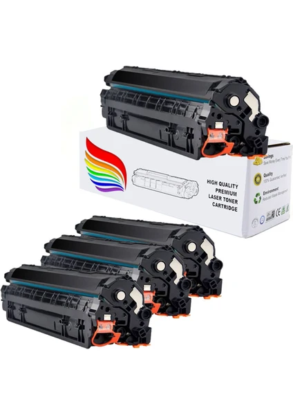 Hp Laserjet Pro P1102 Muadil Toner  85A Muadil Toner 4'lü Paket