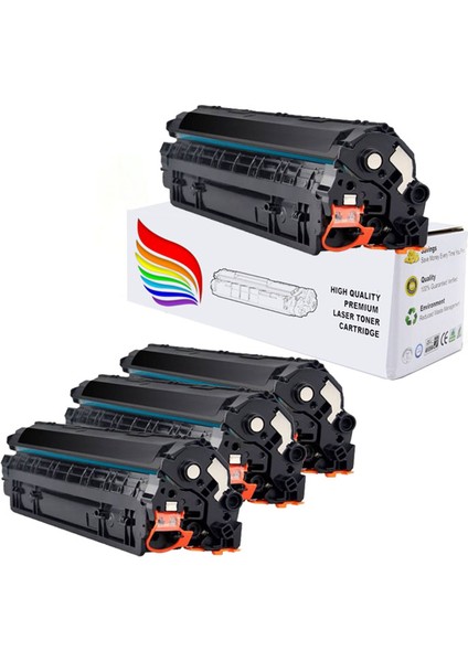 Hp Laserjet Pro M1217 Muadil Toner 85A Muadil Toner 4'lü Paket
