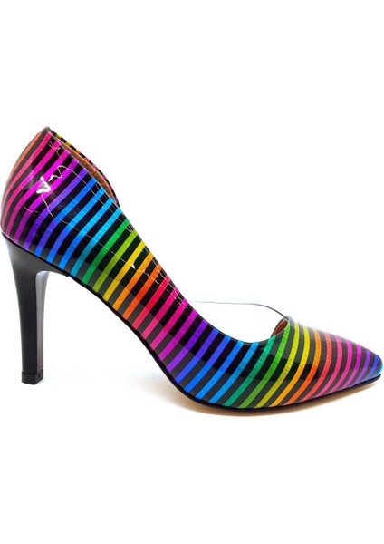 Linda Model 8 cm Topuklu Hologram