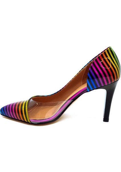 Linda Model 8 cm Topuklu Hologram modelleri