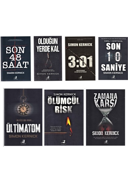 Son 48 Saat - Olduğun Yerde Kal - 3:01 - Son 10 Saniye - Ültimatom - Ölümcül Risk - Zamana Karşı - 7 Kitap - Simon Kernick