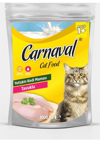 Tavuklu Yetişkin Kedi Maması 1 kg