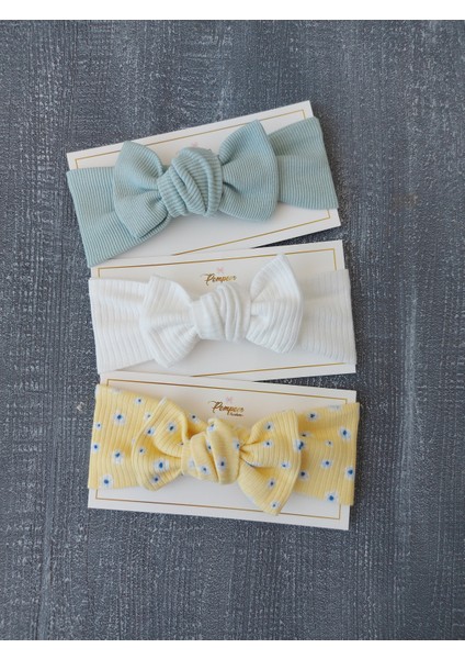 Kız Bebek Ribana Bandana 3 Lü Set