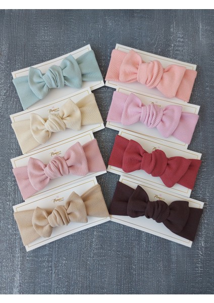 Kız Bebek Ribana Bandana 8 Li Set